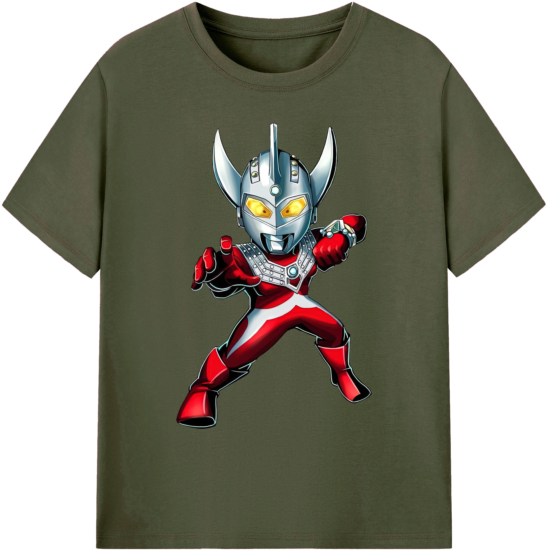 （画像用） ウルトラマン Ultraman 綿100％ メンズ半袖Tシャツ｜肌触りやわらか＆通気性